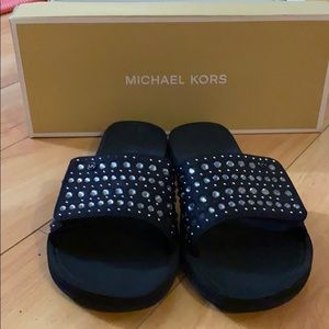 MK studded slides for Summer!